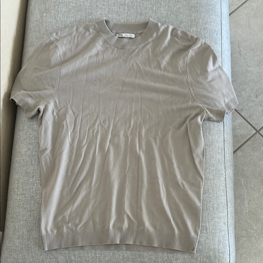 Zara Men's Gray Shirt